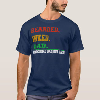 bearded inked dad 1 T-Shirt