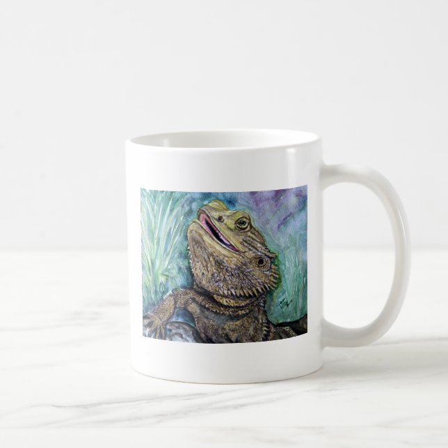 Bearded Lizard Coffee Mug (Right)