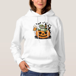 Bearded Lizard in Pumpkin with Beer Hoodie