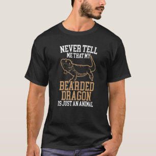Bearded Lizard Reptile Gecko Bearded Dragon  1 T-Shirt