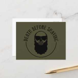 Bearded quotes funny beard sayings gifts holiday postcard