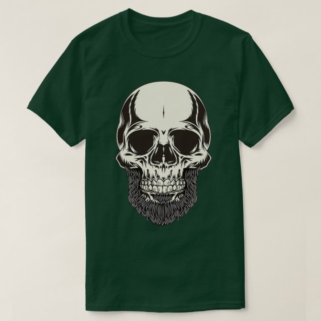 Bearded Skull Shirt (Design Front)