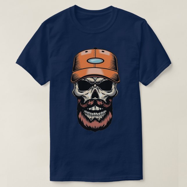bearded trucker Classic TShirt (Design Front)