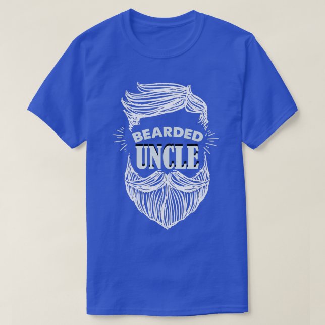 Bearded Uncle T-Shirt (Design Front)
