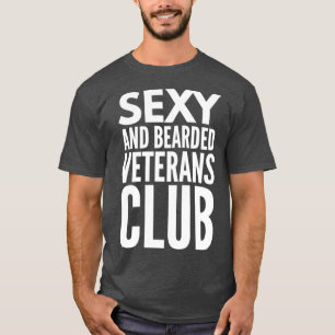 Bearded veteran club man T-Shirt