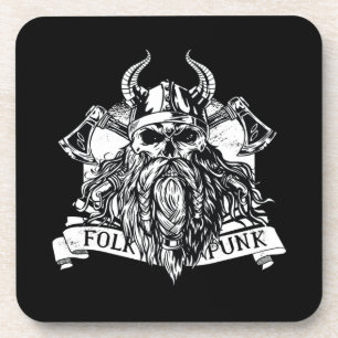 Bearded Viking Warrior Coaster
