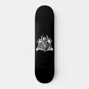 Bearded Viking Warrior Skateboard