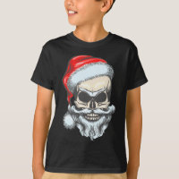 Bearded Vintage Skull Santa Claus Christmas Pajama