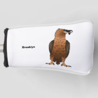 Bearded Vulture cartoon illustration