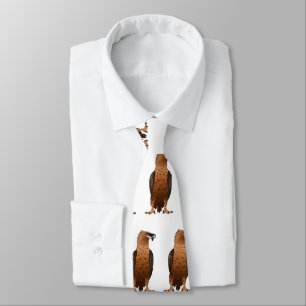 Bearded Vulture cartoon illustration  Tie