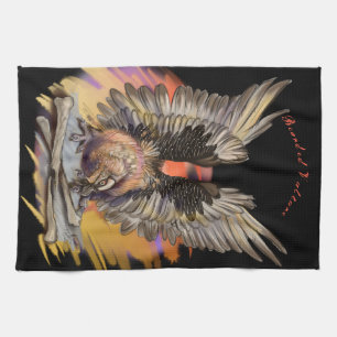 Bearded Vulture Kitchen Towel