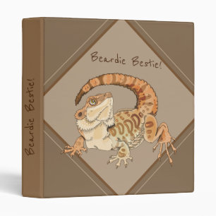 Beardie Bestie Bearded Dragon Binder