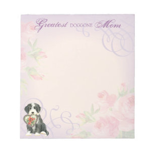 Beardie Heart Mom Notepad