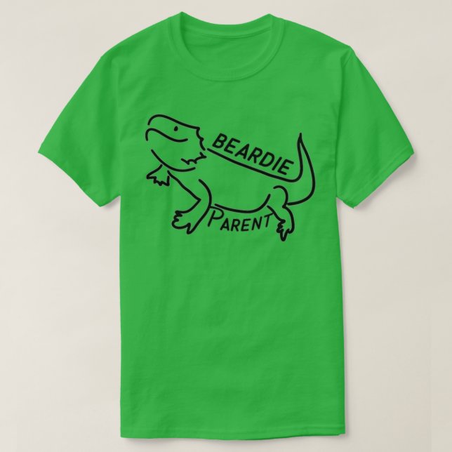 Beardie Parent T-Shirt (Design Front)