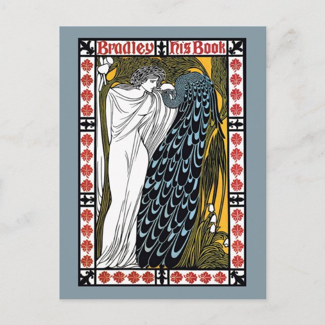 Beardley Peacock Postcard (Front)