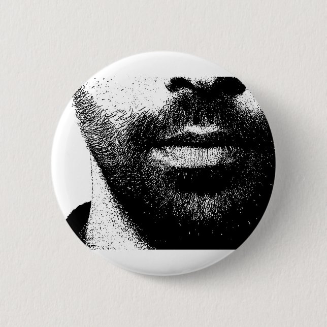 beards 2 inch round button (Front)
