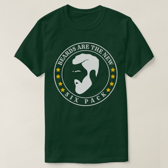 Beards Are The New Six Pack 59 T-Shirt (Design Front)
