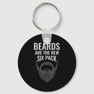 Beards Are The New Six Pack _ Beard Lover Bearded  Keychain
