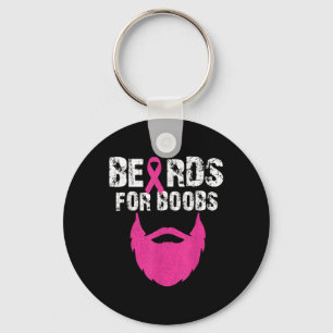 Beards For S Breast Cancer Awareness Tee  Keychain