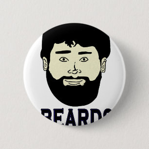 BEARDS - They grow on you 2 Inch Round Button