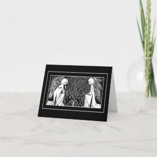 Beardsley Art Nouveau Angels Note Cards