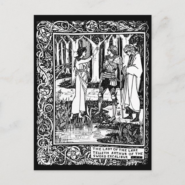 Beardsley Excalibur Post Card (Front)