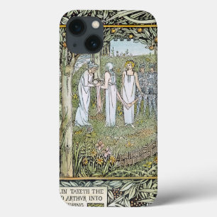 Beardsley: Morte D'Arthur iPhone 13 Case