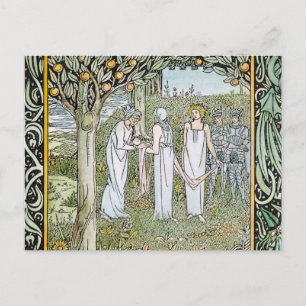 Beardsley: Morte D'Arthur Postcard