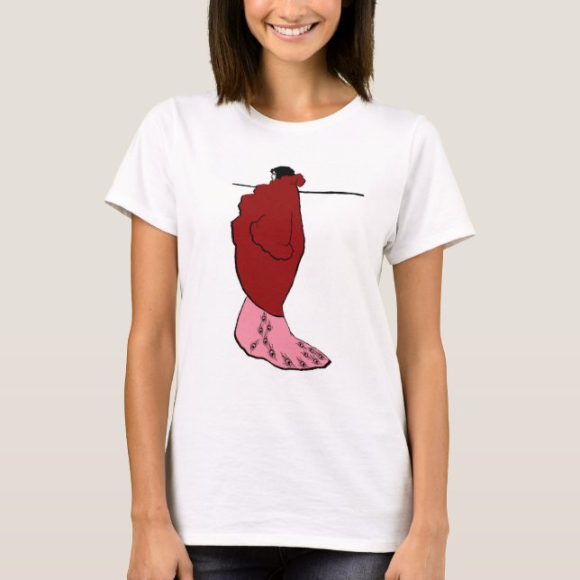 Beardsley - Woman at Toilet T-Shirt (Front)