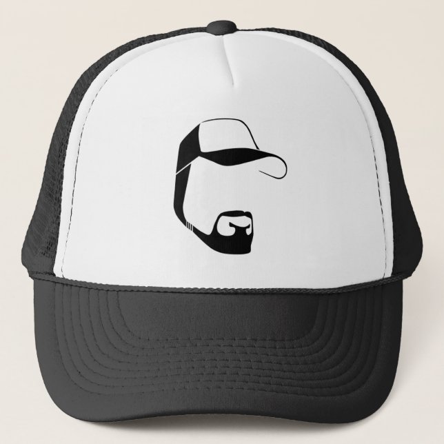 Beardsta.in Beard logo Trucker Hat (Front)