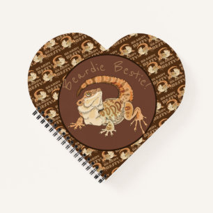 Beardy Besty Heart Spiral Notebook