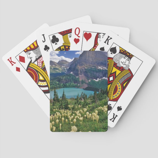 Beargrass above Grinnell Lake in the Many Playing Cards (Back)