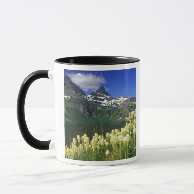 Beargrass at Logan Pass in Glacier National Park Mug (Left)