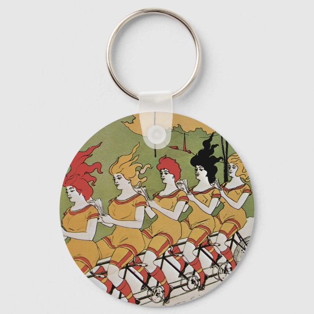 Bearings Bicycle Poster Keychain (Front)