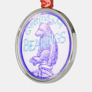 "Bearings" Metal Ornament