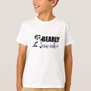 Bearly Awake Panda Sleepyhead Teddy T-Shirt