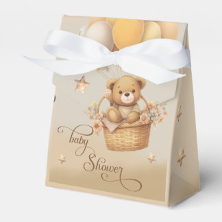 Bearly wait baby shower favor box