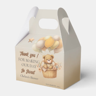 Bearly Wait Baby Shower Favour Box