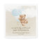 Bearly Wait Dusty Blue Teddy Bear Napkins
