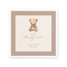 Bearly Wait Neutral Simple Baby Shower