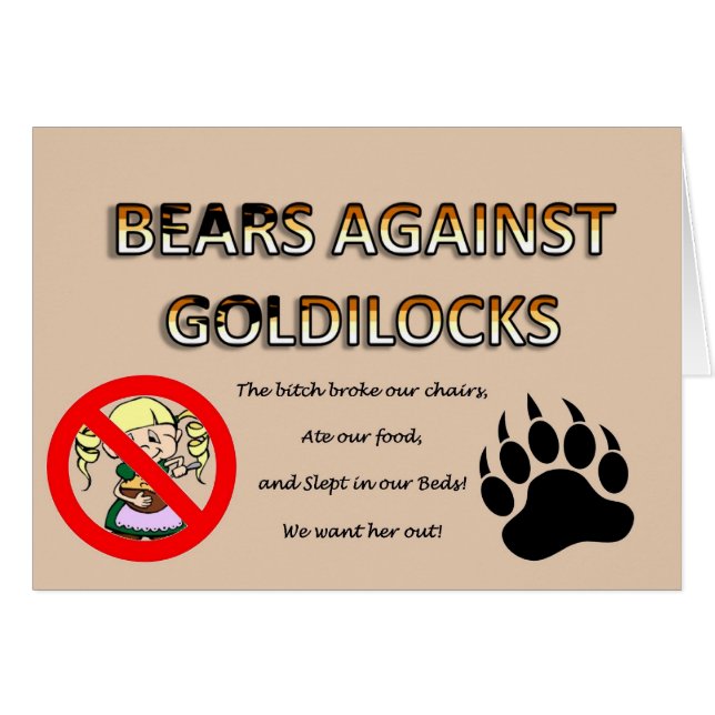 Bears Against Goldilocks (Front Horizontal)