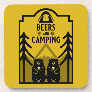 Bears And Beer Canada Coaster