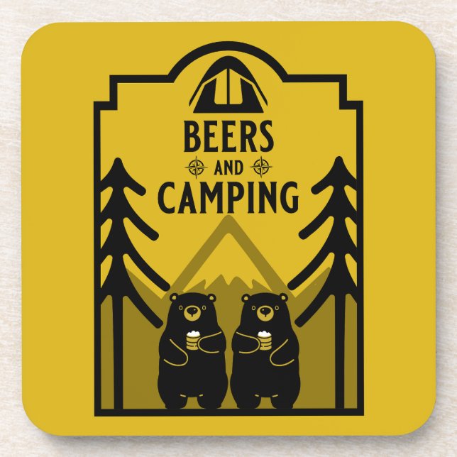 Bears And Beer Canada Coaster (Front)