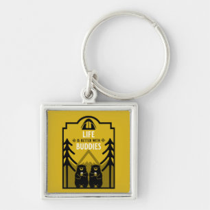 Bears And Beer Canada Keychain