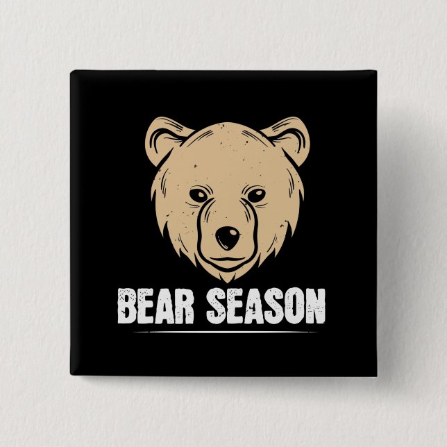 Bears - Bear Season 2 Inch Square Button (Front)
