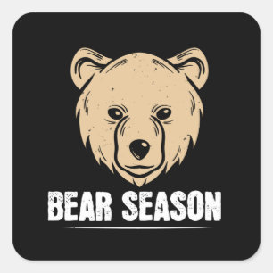 Bears - Bear Season Square Sticker