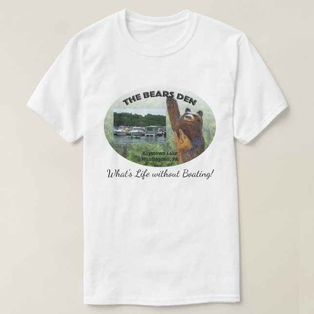 Bears Den Customizable T-Shirt (Design Front)