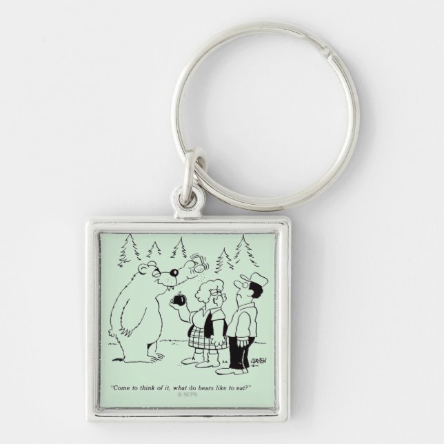 Bears Dinner Keychain (Front)