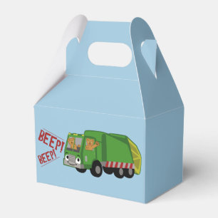 Bears Driving a Trash Truck Favor Box