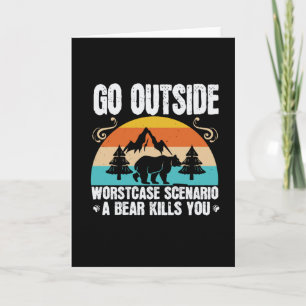 Bears - Go Outside Worst Case Scenario Card